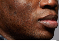 Face Mouth Nose Cheek Skin Man Black Studio photo references